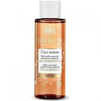 Aceite Multi-Corrección Sanoflore Cica Natura para Marcas y Estrías 110ml Certificado Bio