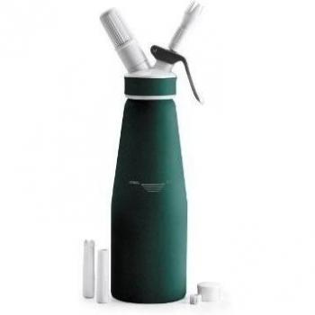 Lacor 68504 - Sifón para crema, aluminio, 0,5 l, color verde