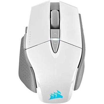 Corsair M65 RGB Ultra Wireless Gaming Mouse - 26,000 DPI - White