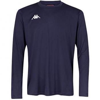 Kappa ROVIGO LS Camiseta de equipación, Hombre, Azul Marino/Blanco, XL