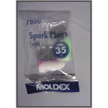 Moldex 7800-25 Tapones de protección auditiva, Spark Plugs 7800, 25 Paar