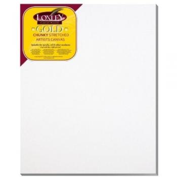 Loxley Gold LCC-3024 - Lienzo preestirado, color blanco