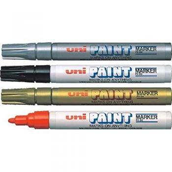 Rotulador Permanente Uni-Ball PX-20 Gris 2,8 mm (12 Unidades)