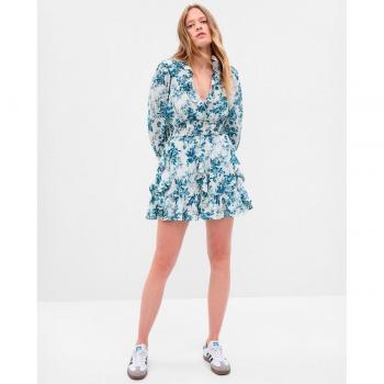 Vestido corto fantasía manga larga LoveShackFancy de Gap