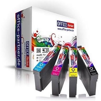 multipack 20 cartuchos de tinta compatibles con Epson T2701-04 con CHIP para Epson WF-3620 DWF Epson WF-3620 WF Epson WF-3640 DTWF Epson WF-7110 DTW Epson WF-7610 DWF Epson WF-7620 DTWF