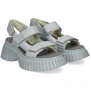 Sandalias de plataforma de mujer Camper BCN en color gris