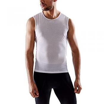 Camiseta Sin Mangas Superligera Cool Mesh Craft Hombre Blanco Polar L