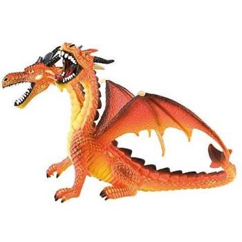 Toppers Bullyland 75598 - Dragón con 2 Cabezas, Naranja