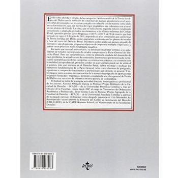 Derecho Penal. Parte general: Elementos básicos de teoría del delito