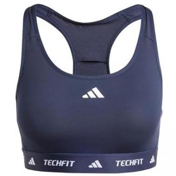 Sujetador deportivo de mujer adidas Techfit Medium-Support, color Legend Ink, talla XS A-B