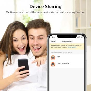 Enchufe Inteligente WiFi Smart Plug Control remoto zoozee Toma de corriente inalámbrica para iOS Aplicación de Android Compatible con Google Home Amazon Alexa IFTTT
