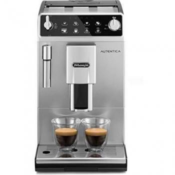 De'Longhi Perfetto ETAM29.510.SB Cafetera súper automática, con panel táctil, 1450 W, 1.3 L, 15 bareses, acero inoxidable, Plata