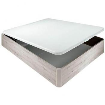 Canapé abatible Aznar de madera 3D transpirable, altura 32 cm, tamaño 150x200 cm