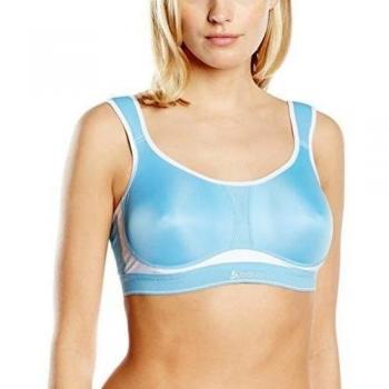 Odlo - Sujetador deportivo de running para mujer, tamaño 100B, multicolor