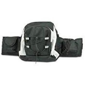 TODOBICHOS.COM RIÑONERA Deportiva para PASEAR (Negra Y Gris