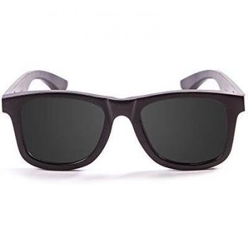Ocean Sunglasses Wood Victoria - Gafas de Sol polarizadas de Bambú - Montura : Negro - Lentes : Ahumadas