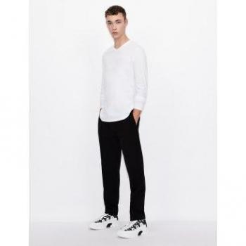 Camiseta Maglia blanco Armani Exchange para hombre con manga larga