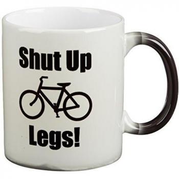 Mensuk mug_149766_4 Shut Up Legs Two Tone Black Mug, 11 oz, Black/White