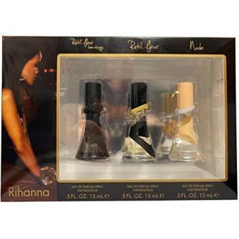 Rihanna Colección Fragancia por Rihanna para mujer – Juego de 3 piezas mini regalo 15 ml Rebl Fleur Love Always