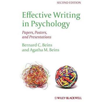 Effective Writing in Psychology: A Comprehensive Guide by Blackwell Publishers