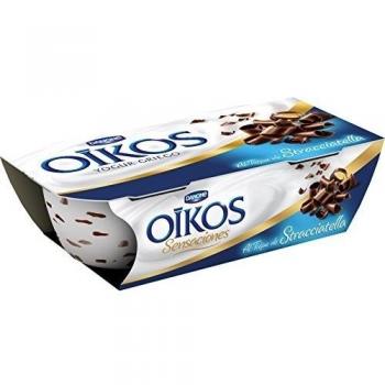 Oikos Sensaciones - Yogur Griego con Stracciatella, 2 x 115 g