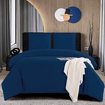 Wavve Juego de Funda Nórdica para Cama 135, Funda de Edredón 200x220 cm con 2 Fundas de Almohada 80x80 cm, Suave y Transpirable