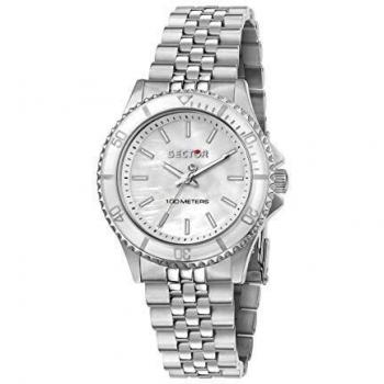 Sector No Limits Women's Quartz Watch Stainless Steel Gray Size: ONE SIZE