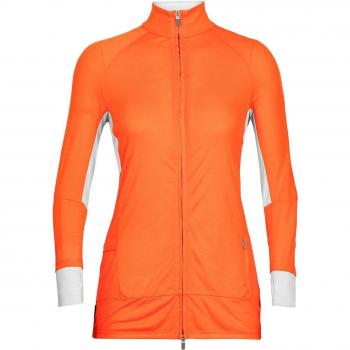 Camiseta térmica de merino para mujer Icebreaker ZoneKnit con cremallera