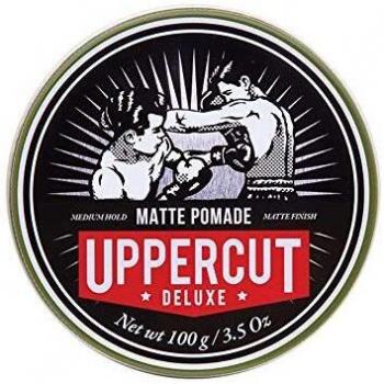 Uppercut Deluxe Matte Pomade Hair Styling Product For Men With A Medium Hold, No Shine Water Based Matte Hair Styling Product Easy Wash Out, No Residue 100g