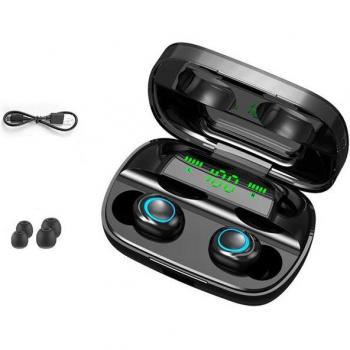 Auriculares Inalámbricos Bluetooth TWS con Pantalla LED, 3500mAh, Control Táctil, Deportivos y Cancelación de Ruido