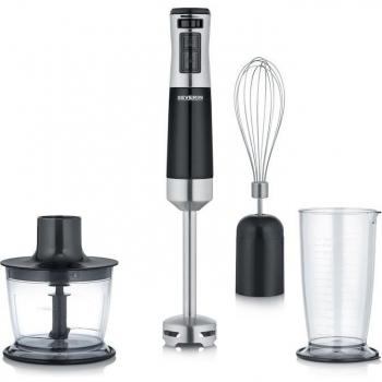 SEVERIN Batidora de Mano SM 3772 Multifunción con Set de Accesorios, Capacidad 0.7 Litros, Incluye Picadora y Varillas para Repostería, Libre de BPA