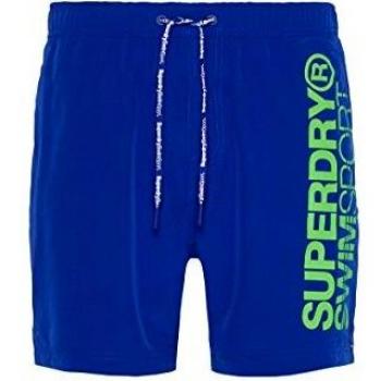 Superdry Sports Volley Swim - Bañador Corto Azul Racer Cobalt X-Small