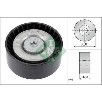 Polea tensora/guía INA para correa trapezoidal 532 0608 10