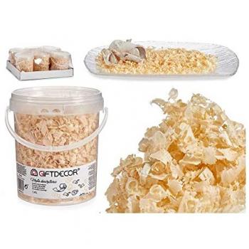 Viruta Decorativa de Madera Marrón (1,4 L) 13 x 14 x 14 cm