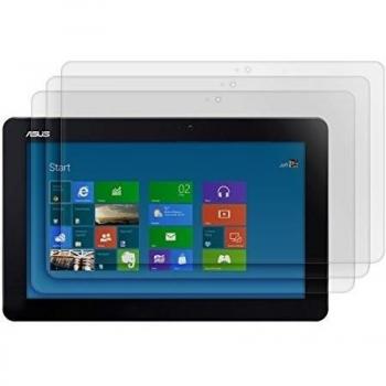 3x kwmobile Lámina protectora de pantalla MATE y ANTIREFLECTANTE con efecto antihuellas para Asus Transformer Book T200TA - CALIDAD SUPERIOR