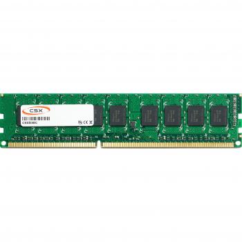 CSX csxd3ec 1600 – 2r8 – 8 GB 8 GB DDR3 – 1600 MHz PC3 – 12800E 2RX8 512 MX8 18 Chip 240pin CL11 1.5 V ECC Unbuffered DIMM Memoria de trabajo