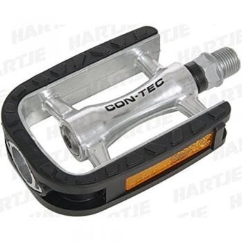 Contec 3369527 - Pedales para bicicleta, color plateado