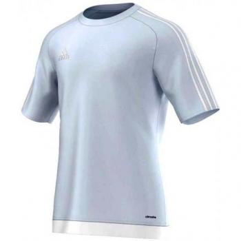 adidas Estro 15 JSY - Camiseta para hombre, color gris / blanco, talla 152