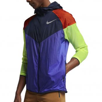 NIKE M NK Windrunner Chaqueta, Hombre, Persian Violet/Obsidian/reflec, XL