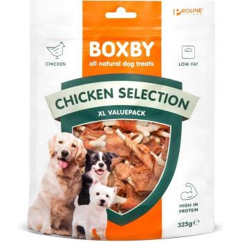 Boxby Snacks Selección de Aves para Perros - Pack Doble 2 x 325 g