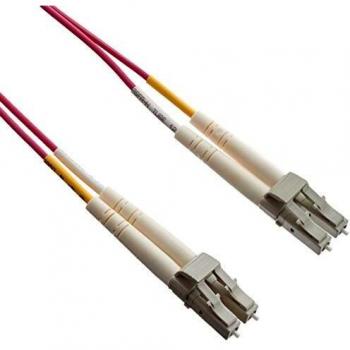 Cable de Fibra Óptica Dúplex LC/LC, 50/125µ, 0.5m, OM4 - Delock 86544