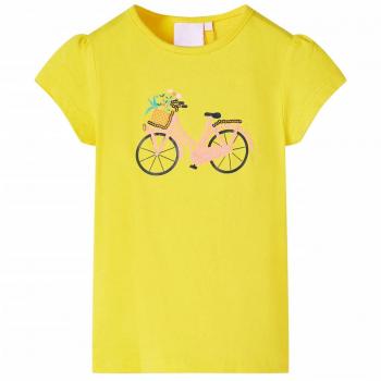 Camiseta infantil amarilla 92