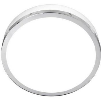 SEARCHLIGHT 7039-28CC - 28CM CHROME FLUSH FITTING WITH WHITE GLASS