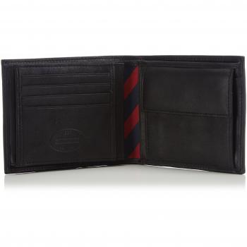 Tommy Hilfiger Johnson Trifold, Catera para Hombre, Black 2, OneSize