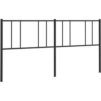 vidaXL Metal Headboard Black 180 cm