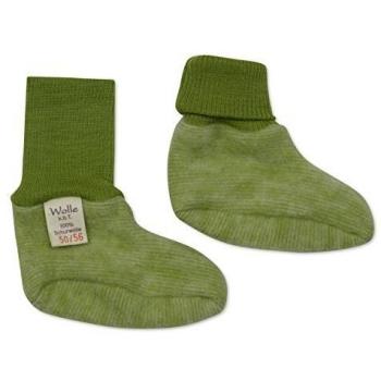 Cosilana - Patucos para bebé lana cosi talla 50/56 color verde claro