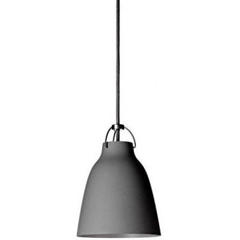 Lámpara Colgante Caravaggio P1 Gris Mate Ø16,5 cm