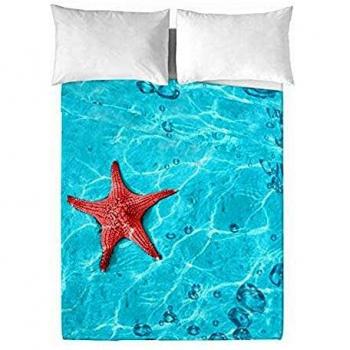 COSTURA Juego de sábanas Ocean Vibes Cama 180 cm