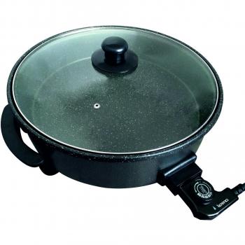 Crena 8491P - Sartén eléctrica, 40-42 cm, color gris