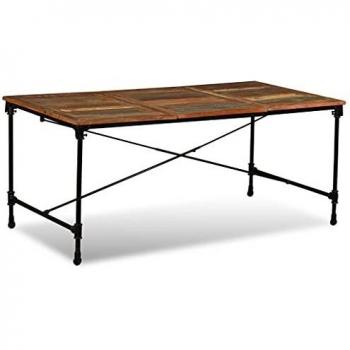 vidaXL Dining Table Solid Reclaimed Wood 180 cm